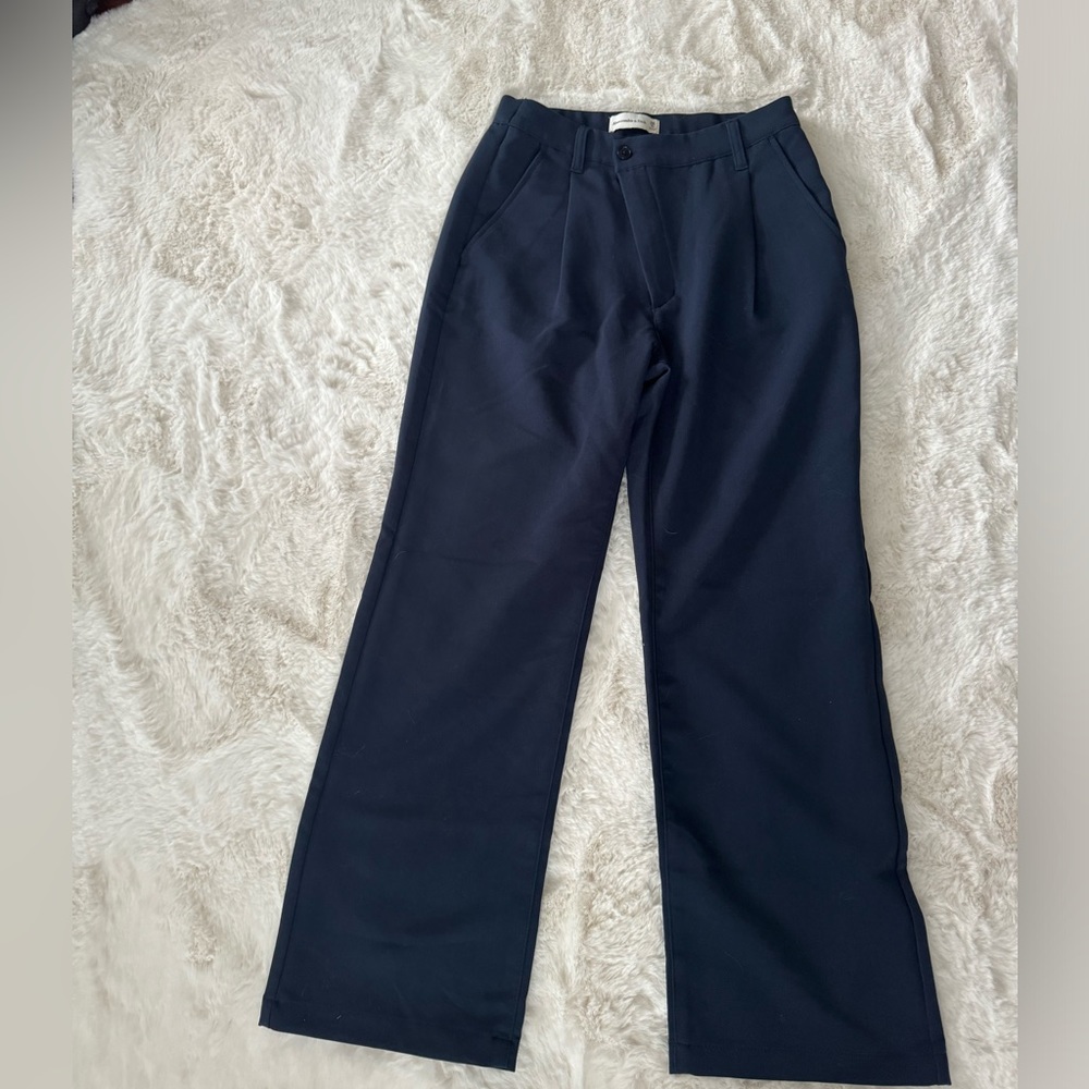 Navy Blue Abercrombie Dress Pants
